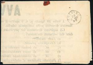 1882 - 1 cent. De La Rue, tiratura ... 