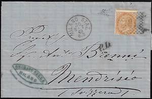 1869 - 10 cent. De La Rue, tiratura di ... 