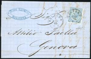 1863 - 15 cent. De La Rue (L18), perfetto, ... 