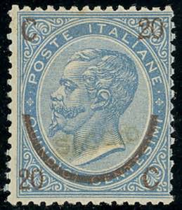 1865 - 20 cent. su 15 cent. Ferro di ... 
