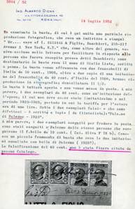1923 - 40 cent. Michetti, falso ... 