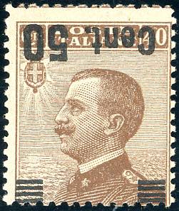 1923 - 50 cent. su 40 cent., soprastampa ... 