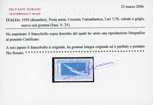 1930 - 7,70 lire Balbo (25), ... 