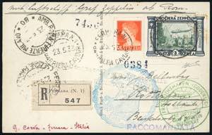 1933 - 3 lire Zeppelin, lievi ossidazioni, ... 