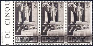 1934 - 3  2 lire Medaglie al valore (80), ... 