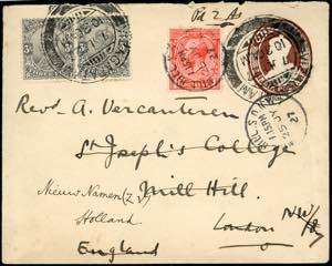 1927 - INDIA/GREAT BRITAIN - Redirected with ... 