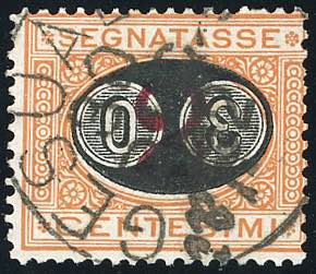 1891 - 30 cent. su 2 cent. Mascherine, ... 