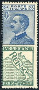 1924 - 25 cent. Reinach (7), gomma originale ... 