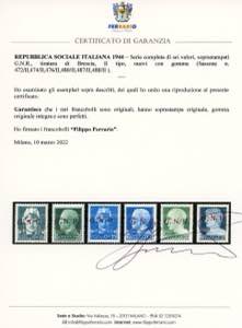 1944 - Soprastampati G.N.R., ... 