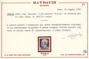 1944 - Soprastampati G.N.R., ... 