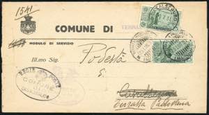 1931 - ITALY - Redirected with additional ... 