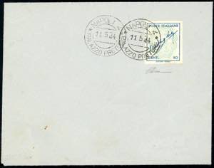 1944 - 50 cent. azzurro e celeste Badoglio, ... 