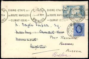 1937 - FRANCE/GREAT BRITAIN/ALGERIA - ... 