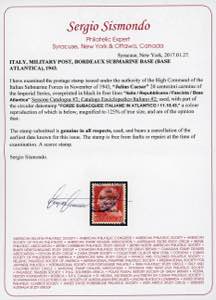 BASE ATLANTICA 1943 - 20 cent. ... 