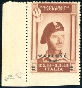 POSTA AEREA 1946 - 5 z. su 2 z. bruno rosso ... 