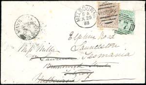 1883 - TASMANIA/VICTORIA/TASMANIA - ... 