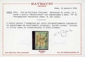 EMISSIONI DI ITACA 1941 - 10 l. ... 
