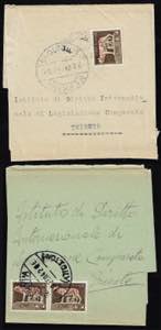 ISOLE JONIE 1942 - Due fascette, una ... 