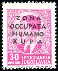 ZONA FIUMANO KUPA 1941 - 30 din. ... 