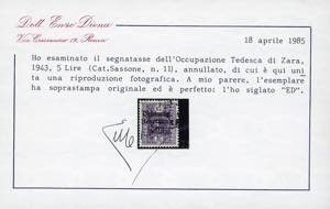 OCCUPAZIONE TEDESCA ZARA ... 