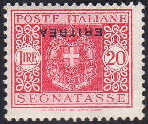 SEGNATASSE 1934 - 20 lire soprastampa ... 