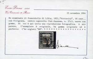 1921 - 30 cent. Pittorica, ... 