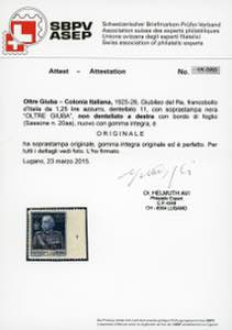 1925 - 1,25 lire Giubileo, dent. ... 