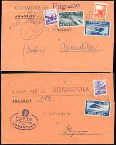 1949 - ITALY - Redirected with additional ... 