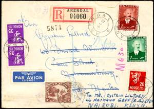 1952 - NORWAY/SOUTH AFRICA/KENYA - ... 