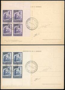 1934 - Palazzetto della Posta soprastampati, ... 