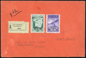 1944 - 10 lire posta ordinaria e 10 lire ... 