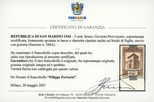 1943 - 5 cent. Governo ... 