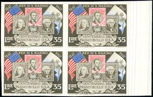 1947 - 35 lire Centenario francobollo Stati ... 