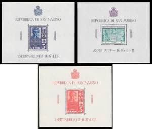 1937/38 - 5 lire Indipendenza e 3 e 5 lire ... 