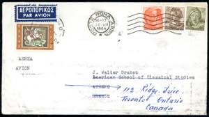 1964 - ITALY/GREECE/CANADA - Redirected with ... 