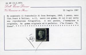 GRAN BRETAGNA 1840 - 1 p. Penny ... 