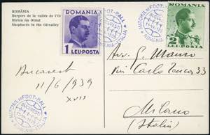ROMANIA 1939 - Cartolina affrancata da ... 