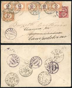 1887 - SWITZERLAND/ITALY - Redirected with ... 