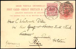 1892 - GREAT BRITAIN/GERMANY  -Redirected ... 