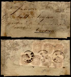 1865 - 1,05 soldi bruno grigiastro (11), ... 