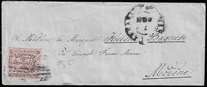 1859 - 10 cent. rosa, punto dopo le cifre ... 