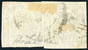 1859 - 15 cent. bruno (13), coppia ... 