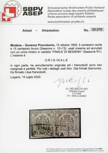 FINALE DI MODENA, cartella punti ... 