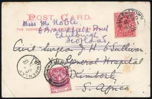 1902 - NEW ZELAND/SOUTH AFRICA/GREAT BRITAIN ... 