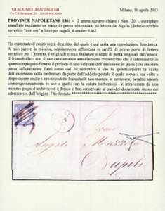 1862 - 2 grana azzurro chiaro ... 