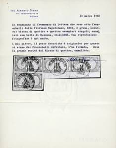 1861 - 2 grana azzurro (20b), ... 