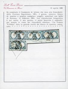 1861 - 2 grana azzurro (20b), ... 