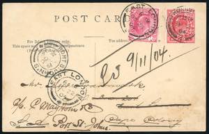 1904 - GREAT BRITAIN/CAPE OF GOOD HOPE SOUTH ... 
