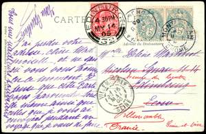 1905 - FRANCE/GREAT BRITAIN/FRANCE - ... 