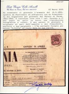 1859 - 6 cent. rosa vivo (1), ... 